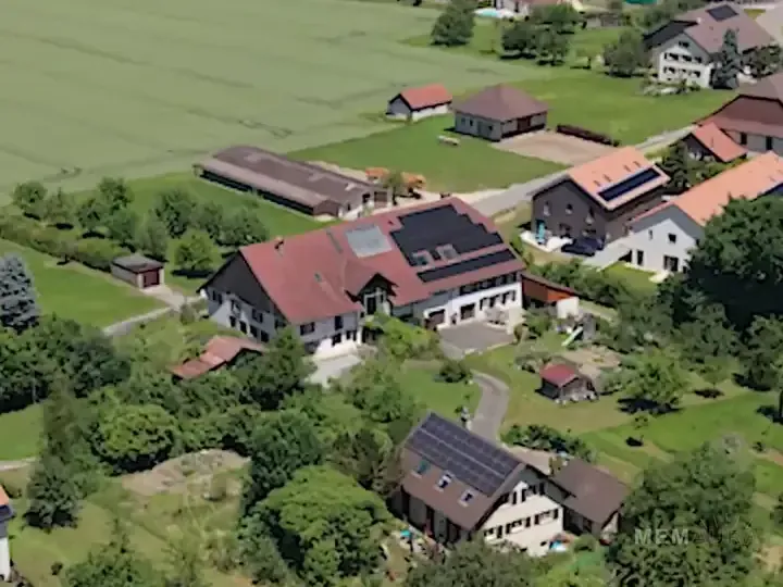 Vue aérienne par drone
